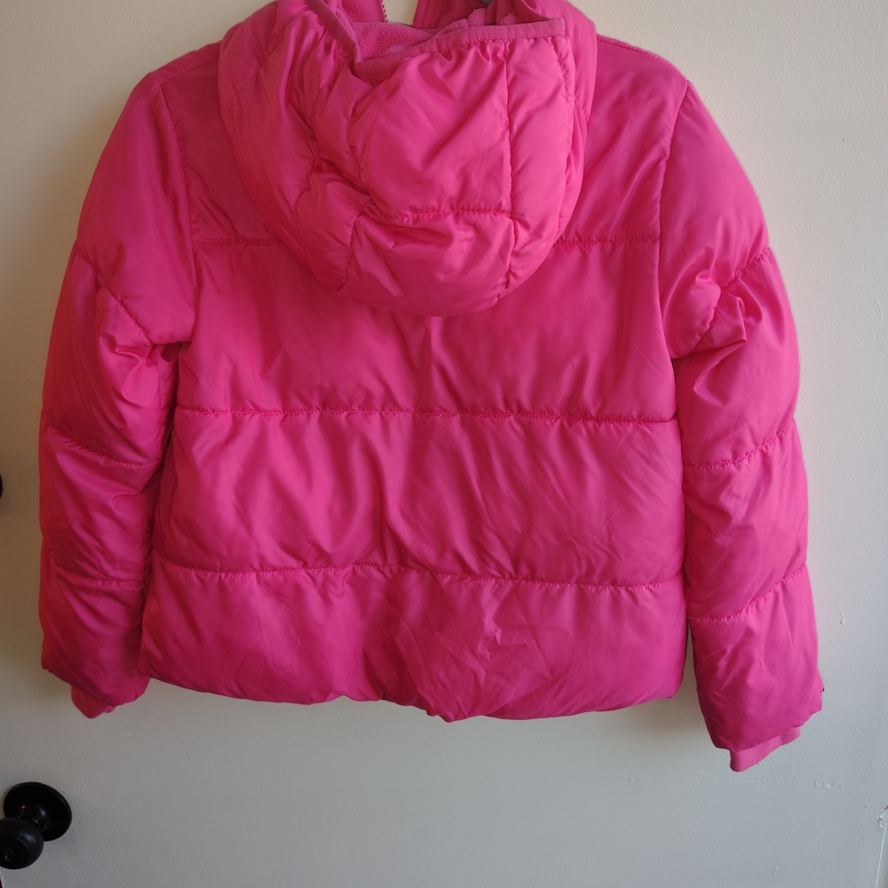 All in Motion Bright Pink Kids Puffer Jacket - Picture 3 of 6